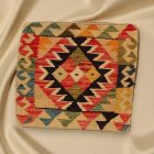 Kézi készítésű párna 45x45 Kilim párnahuzat