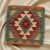Kézi készítésű párna 45x45 Kilim párnahuzat