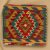 Kilim párna 45x45 kézi készítésű párnahuzat