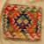Kilim párna 45x45 kézi készítésű párnahuzat