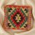 Kilim párna 45x45 kézi készítésű párnahuzat
