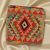 Kilim párna 45x45 kézi készítésű párnahuzat