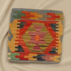 Kilim párna 45x45 kézi készítésű párnahuzat