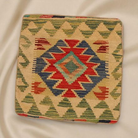 Kilim párna 45x45 kézi készítésű párnahuzat