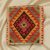 Kilim párnahuzat 45x45 kézi készítésű párna