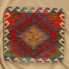 Kilim párnahuzat 45x45 kézi készítésű párna