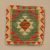 Kilim párnahuzat 45x45 kézi készítésű párna