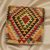 Afgán Kilim párnahuzat 45x45 kézi készítésű párna