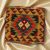 Afgán Kilim párnahuzat 45x45 kézi készítésű párna