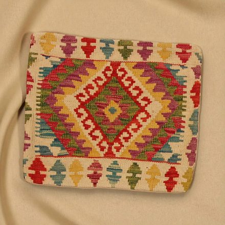Keleti párna 45x45 kézi készítésű Kilim párnahuzat