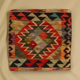 Keleti párna 45x45 kézi készítésű Kilim párnahuzat