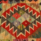 Keleti párna 45x45 kézi készítésű Kilim párnahuzat