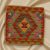 Keleti párna 45x45 kézi készítésű Kilim párnahuzat