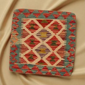 Keleti párna 45x45 kézi készítésű Kilim párnahuzat