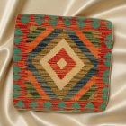 Keleti párna 45x45 kézi készítésű Kilim párnahuzat