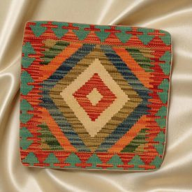 Keleti párna 45x45 kézi készítésű Kilim párnahuzat