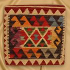 Keleti párna 45x45 kézi készítésű Kilim párnahuzat