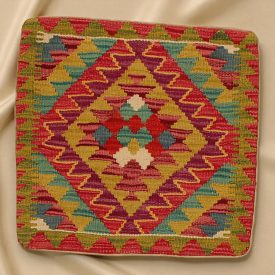 Keleti párna 45x45 kézi készítésű Kilim párnahuzat