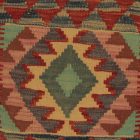 Afgán Kilim párnahuzat 45x45 kézi készítésű párna