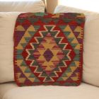 Keleti párna 45x45 kézi készítésű Kilim párnahuzat