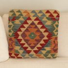 Keleti párna 45x45 kézi készítésű Kilim párnahuzat