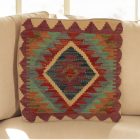 Kézi készítésű párna 45x45 Kilim párnahuzat