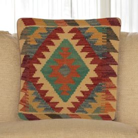 Kézi készítésű párna 45x45 Kilim párnahuzat