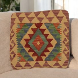 Kézi készítésű párna 45x45 Kilim párnahuzat
