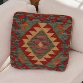 Kézi készítésű Kilim párnahuzat 45x45 afgán párna