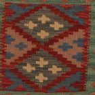 Kézi készítésű párna 45x45 Kilim párnahuzat