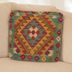 Kilim párna 45x45 kézi készítésű Kilim párnahuzat