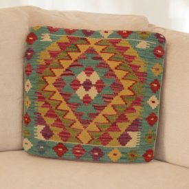 Kilim párna 45x45 kézi készítésű Kilim párnahuzat