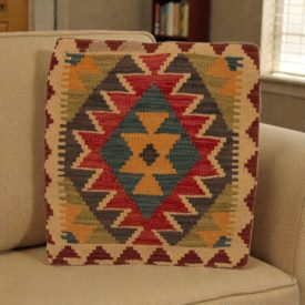 Kilim párnahuzat 45x45 kézi készítésű párna