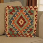 Kézi készítésű Kilim párnahuzat 45x45 afgán párna