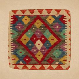 Kilim párna 45x45 kézi készítésű Kilim párnahuzat