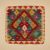 Kilim párna 45x45 kézi készítésű Kilim párnahuzat