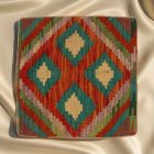 Kilim párna 45x45 kézi készítésű párnahuzat