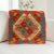 Afgán Kilim párnahuzat 40x40 kézi készítésű párna