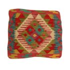 Afgán Kilim párnahuzat 40x40 kézi készítésű párna