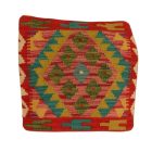 Afgán Kilim párnahuzat 40x40 kézi készítésű párna