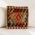 Afgán Kilim párnahuzat 40x40 kézi készítésű párna
