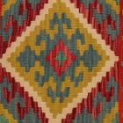 Afgán Kilim párnahuzat 40x40 kézi készítésű párna