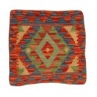 Afgán Kilim párnahuzat 40x40 kézi készítésű párna