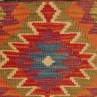 Keleti párna 40x40 kézi készítésű Kilim párnahuzat
