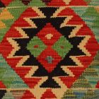 Keleti párna 40x40 kézi készítésű Kilim párnahuzat