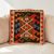 Keleti párna 40x40 kézi készítésű Kilim párnahuzat