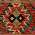 Keleti párna 40x40 kézi készítésű Kilim párnahuzat
