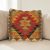 Keleti párna 40x40 kézi készítésű Kilim párnahuzat