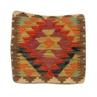 Keleti párna 40x40 kézi készítésű Kilim párnahuzat