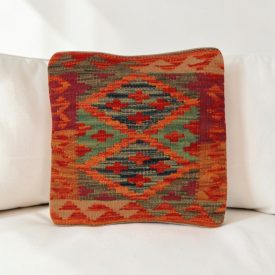Kézi készítésű Kilim párnahuzat 45x45 afgán párna